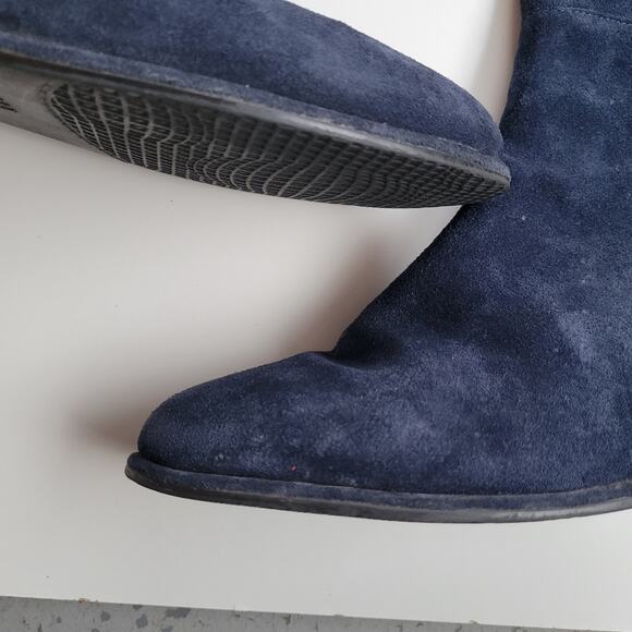 Stuart Weitzman MainLine Knee High Wedge Suede Size 38 7.5 - Picture 6 of 11